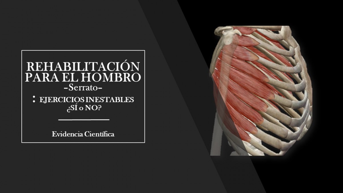 Ejercicios de rehabilitación para el hombro: Serrato Anterior