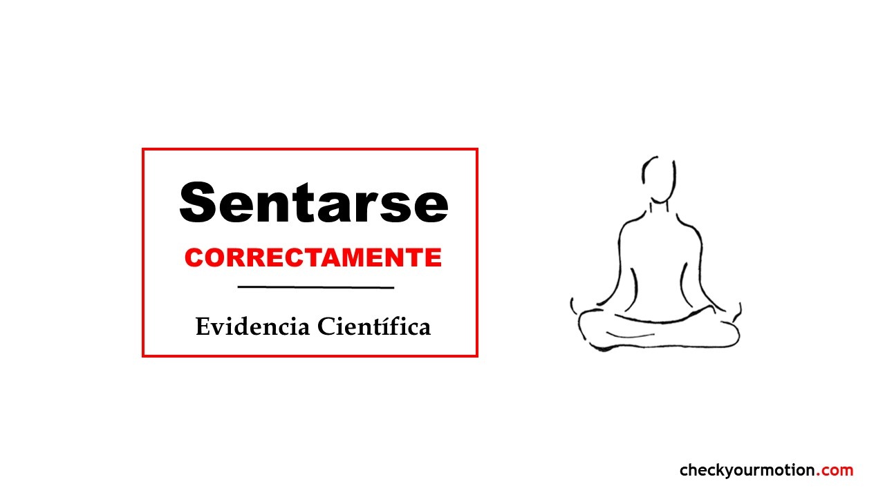 Sentarse correctamente en el suelo