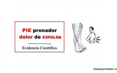 Pie pronador y dolor de espalda
