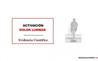 Dolor lumbar y activación muscular: monopodal