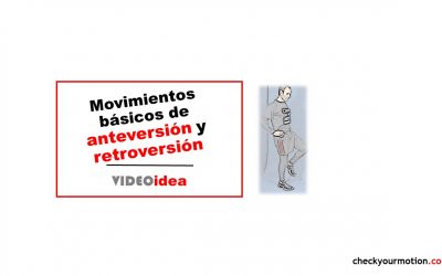 Las tres posiciones de anteversión y retroversión pélvica