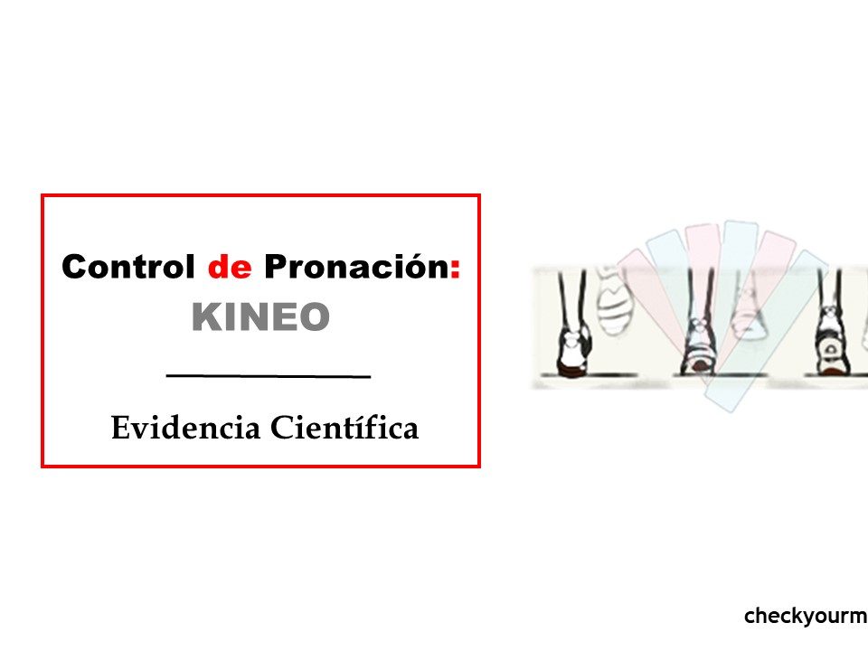 Control de pronación pie kinesio