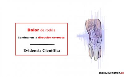 Caminar correctamente cuando tienes dolor de rodilla