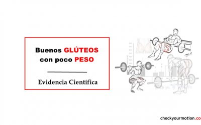 Buenos glúteos con poco peso