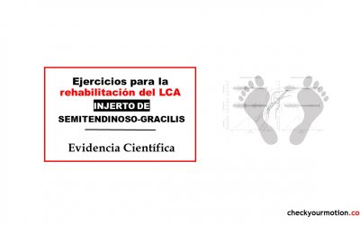 Ejercicios para la rehabilitación del LCA, injerto de semitendinoso-gracilis