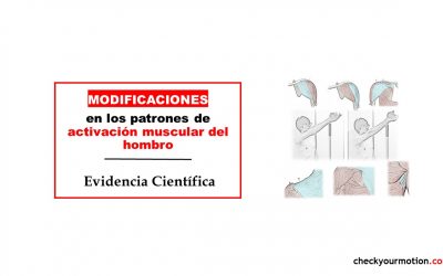 Modificaciones en los patrones de activación muscular (EMG) del hombro