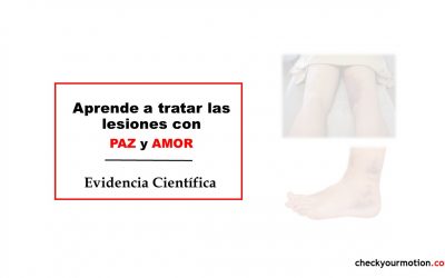 Aprende a tratar las lesiones con PAZ y AMOR (PEACE and LOVE)🕊️💞