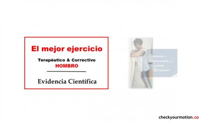 El mejor ejercicio correctivo y terapéutico de hombro