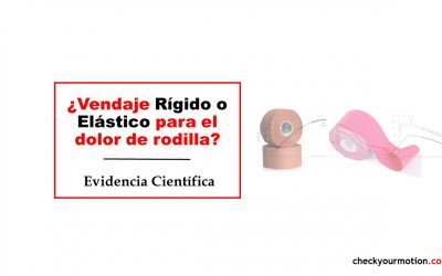 ¿Vendaje rígido o elástico para el dolor de rodilla?