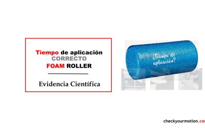 Tiempo de aplicación adecuado del rodillo de espuma foam roller