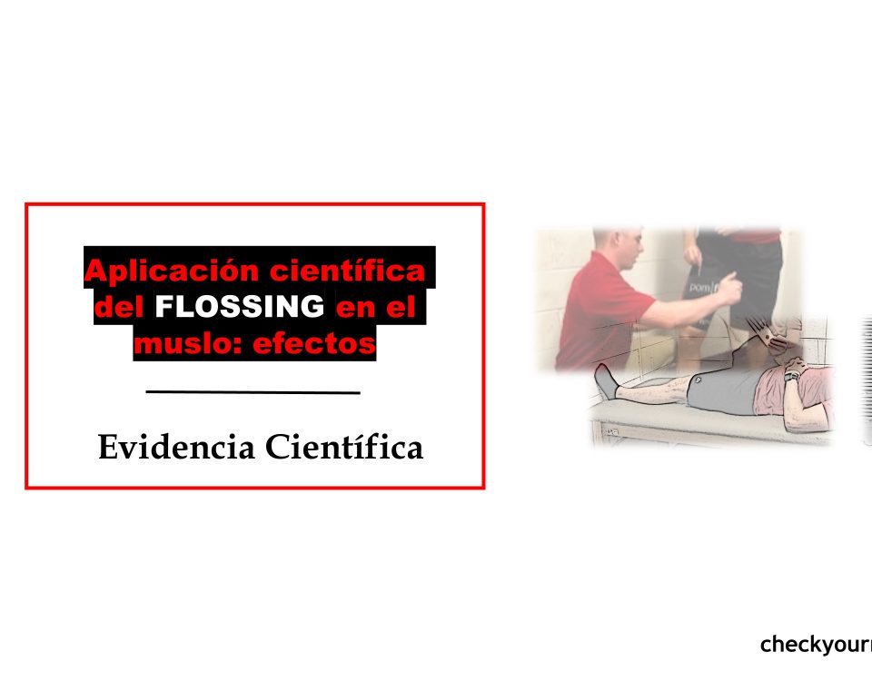 Aplicación científica del FLOSSING en el muslo: efectos